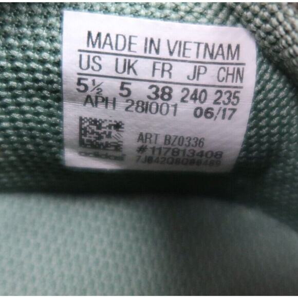 Adidas Shoes Kids 5.5 Athletic Trainer Tubular Shadow Sneakers Running Green Low - Picture 5 of 14